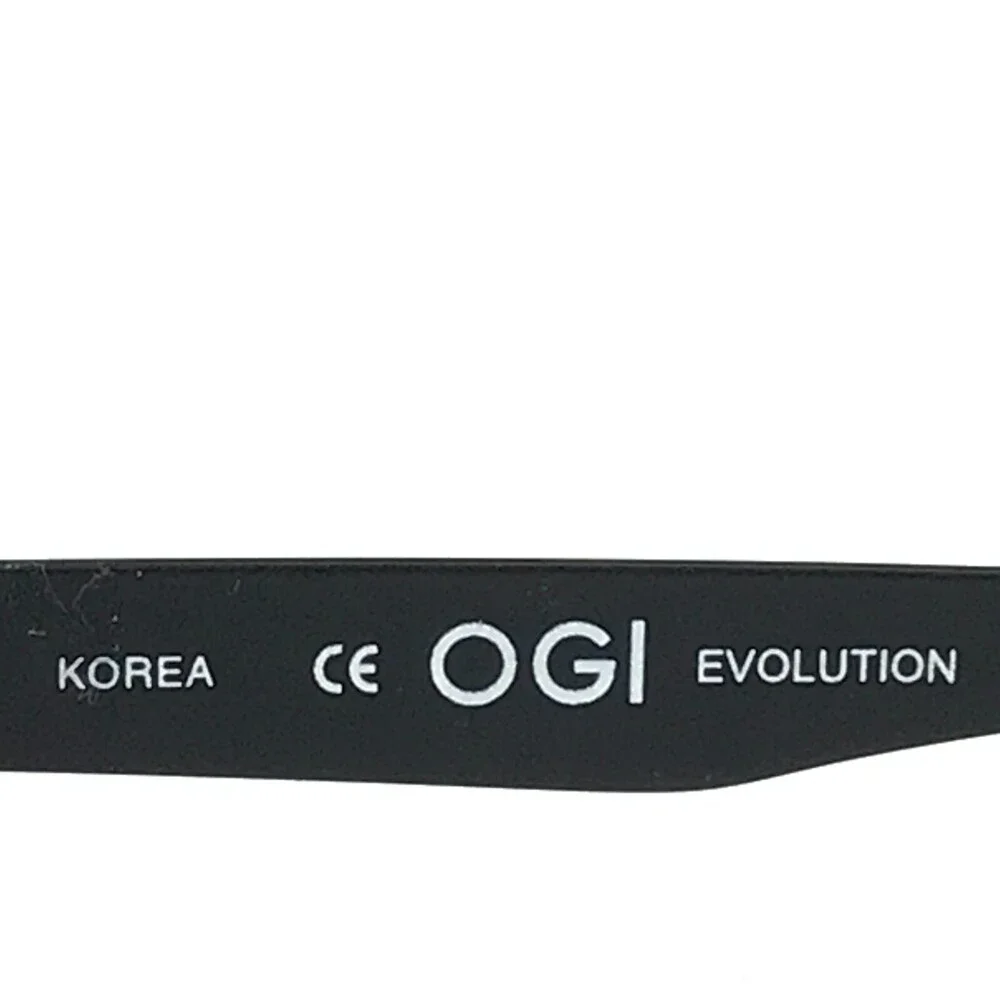 OGI Eyeglasses Frames 4306/1754 Black Red Square Full Rim 51-20-145